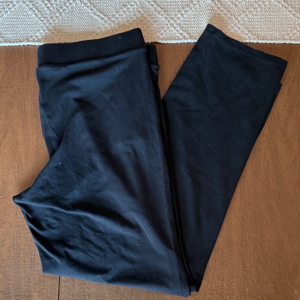 NWOT T by Talbots Black Leggings SZ XL